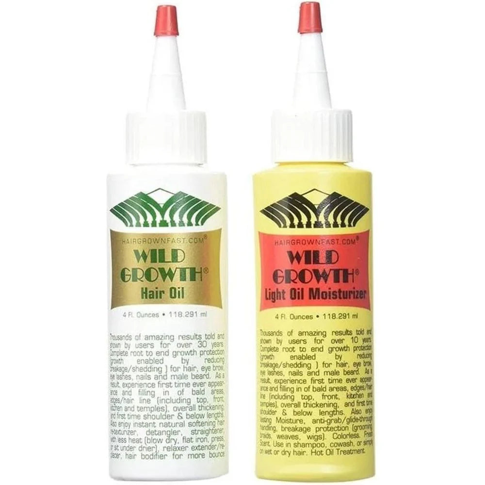Wild Growth Hair Oil & Light Moisturizer - 4oz