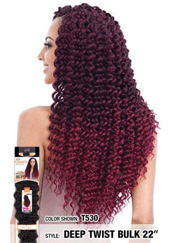 MODEL MODEL GLANCE SYNTHETIC HAIR CROCHET BRAIDS DEEP TWIST 22"