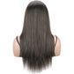 B&B Gold 13x4 100% Brazilian Human Hair Lace Front Wig - Natural black Color