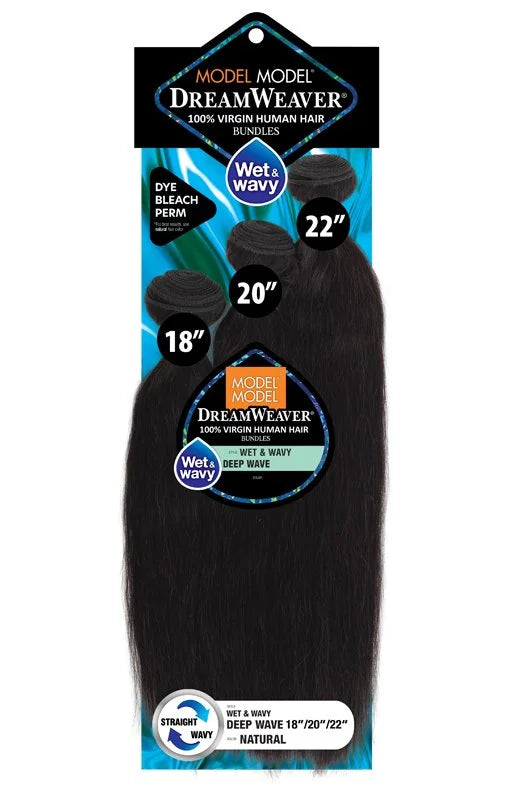 Model Model Dream weaver (previously Fresh) Wet & Wavy 100% Virgin Remy Weaving Deep Wave