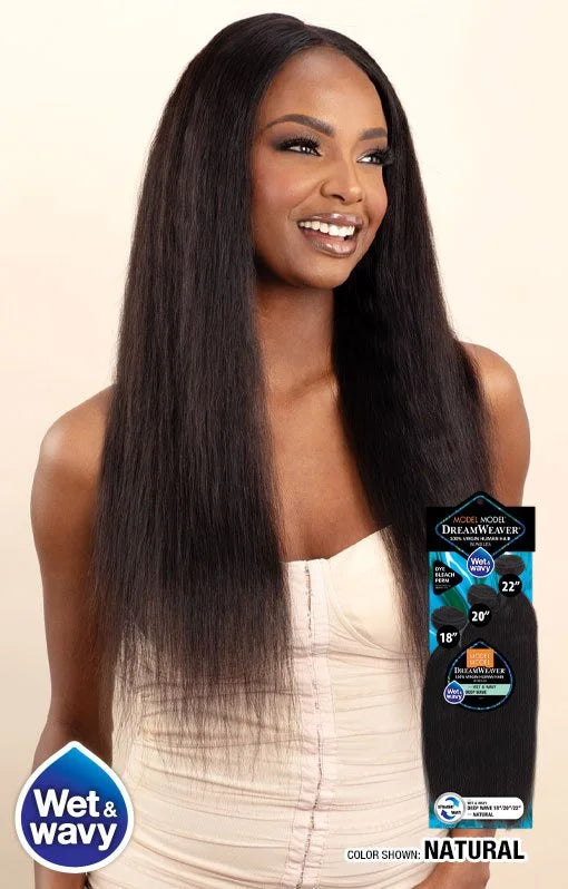 Model Model Dream weaver (previously Fresh) Wet & Wavy 100% Virgin Remy Weaving Deep Wave