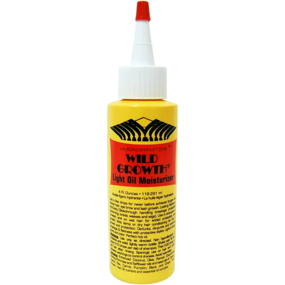 Wild Growth Hair Oil & Light Moisturizer - 4oz