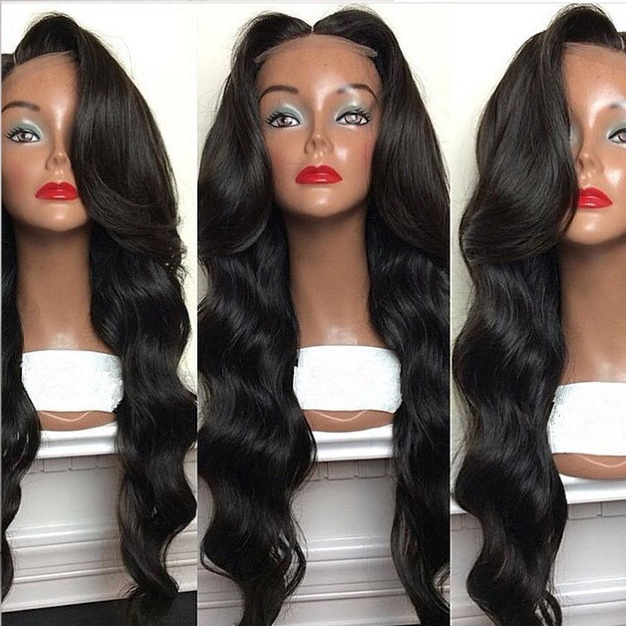 10A Grade Glueless Full Lace Wigs 100% Virgin Hair ( Body Wave )