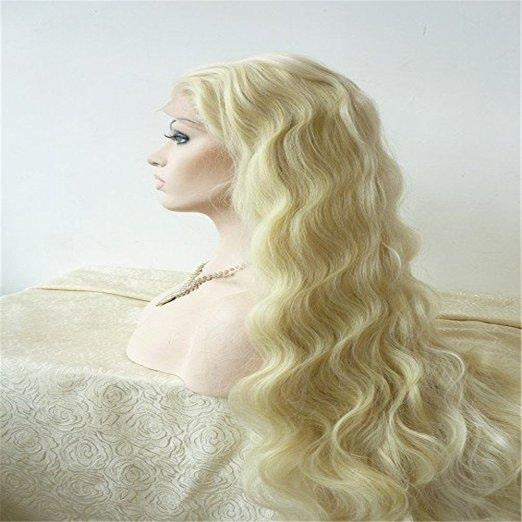 Blonde (#613) Full Lace 100% Virgin Hair ( Body Wave )