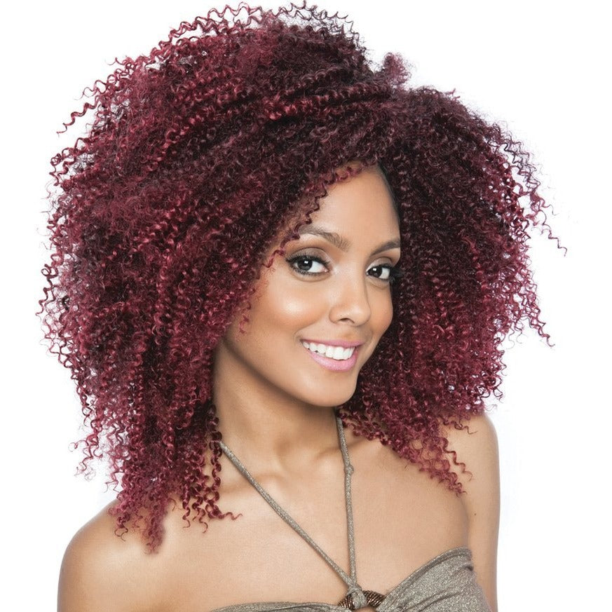 Afri Naptural Caribbean 2X 3C Natural Corkscrew 10"  2 IN 1 Bonus Pack