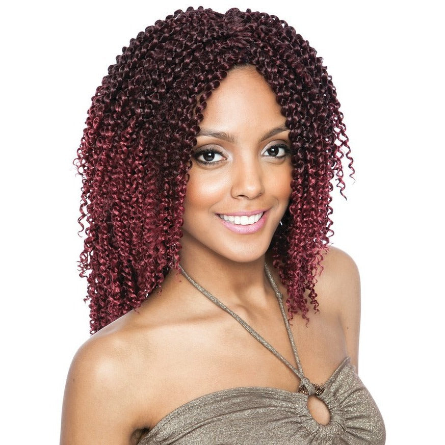 Afri Naptural Caribbean 2X 3C Natural Corkscrew 10"  2 IN 1 Bonus Pack