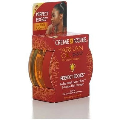Creme Of Nature Perfect Edges Styling Product with Argan Oil - 2.25 fl oz jar