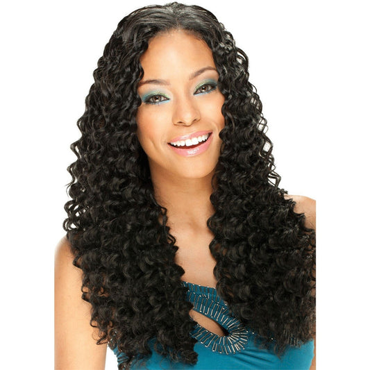 MODEL MODEL REMIST 100% INDIAN REMY HUMAN HAIR WEAVE LONG Deep Kiss 4PCS