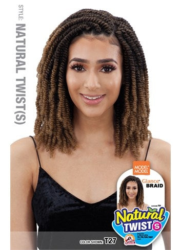 Model Model Glance NATURAL TWIST (S) Crochet Braid