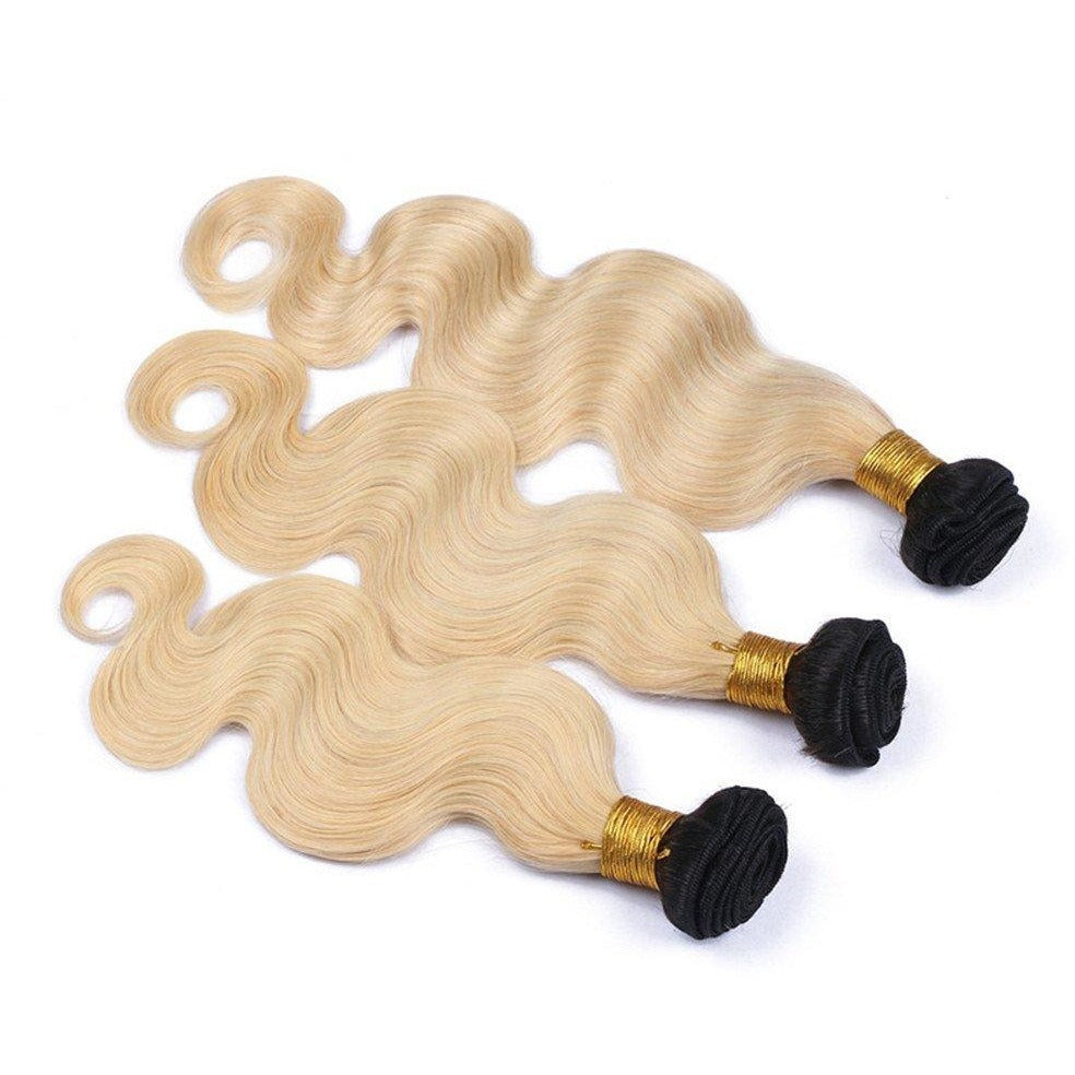 Russian 1b/613 Ombre Blonde 100% Full Cuticle Virgin Hair Body Wave