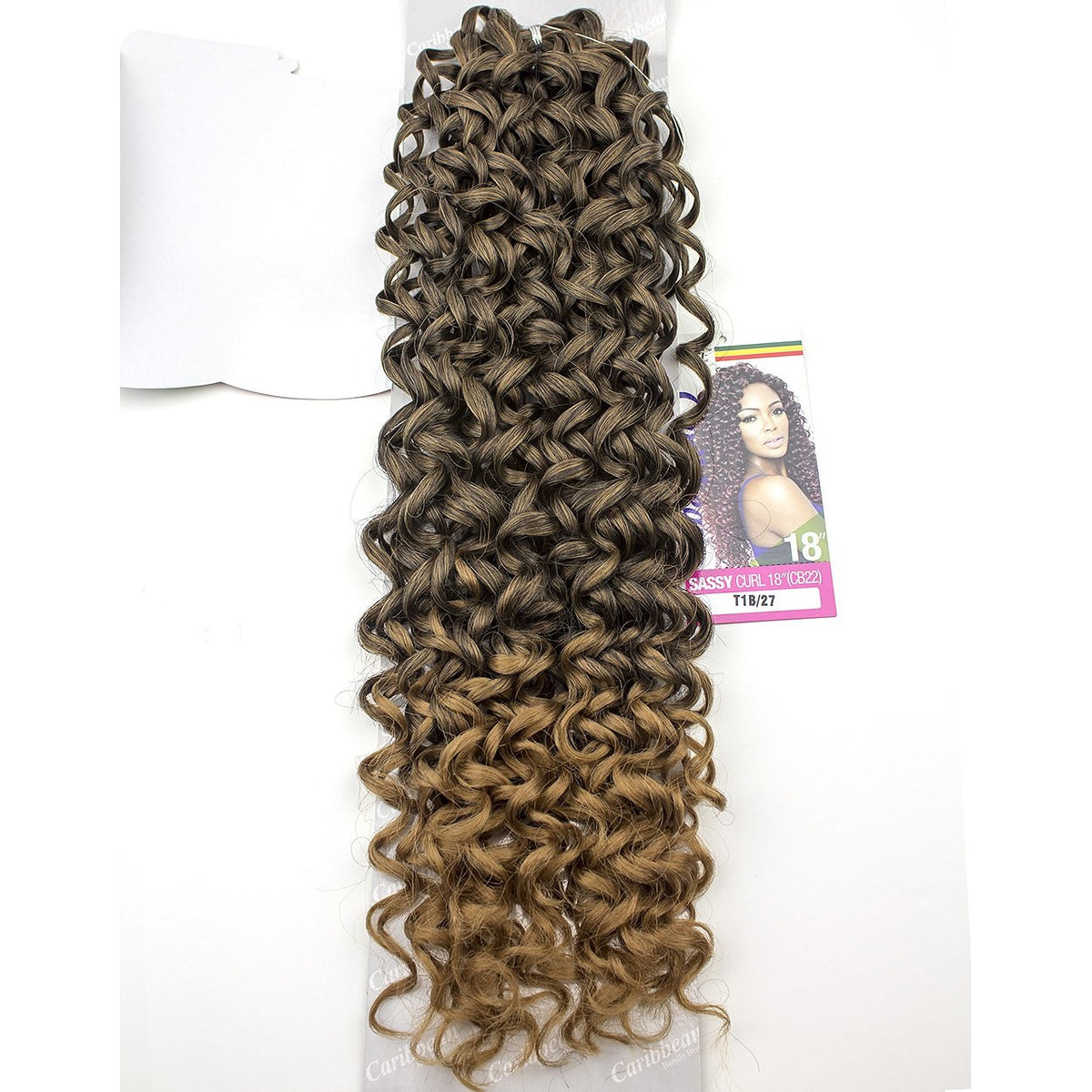 Afri Naptural Caribbean SASSY CURL 18"  Crochet Braid