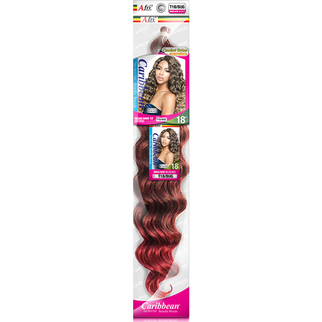 Afri Naptural Caribbean OCEAN WAVE 18"  Crochet Braid