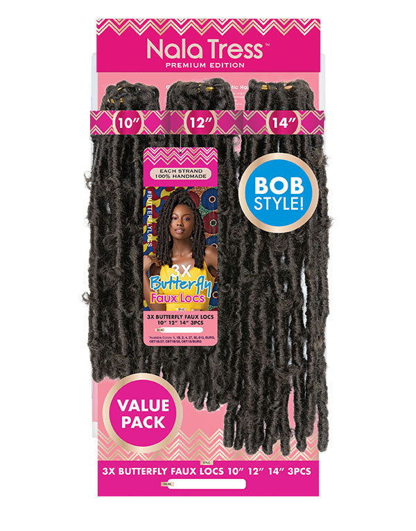 Janet Collection: Nala Tress 3X Butterfly  Faux Locs 10/12/14"
