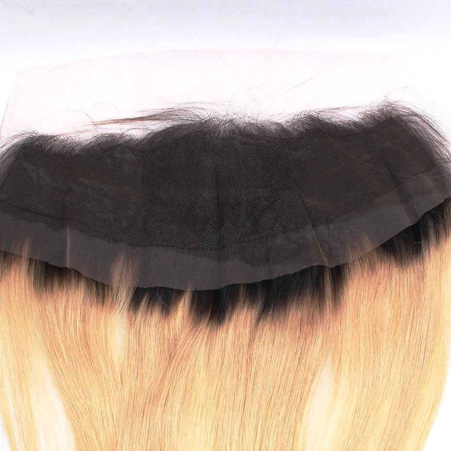 10A Grade 13*4 Blonde Lace Frontal #613 100% Virgin Hair