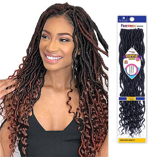 FREETRESS SYNTHETIC HAIR CROCHET BRAIDS HIPPIE LOC 20"