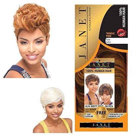 Janet  Collection 100% Human Hair Weft WVG 28 PCS