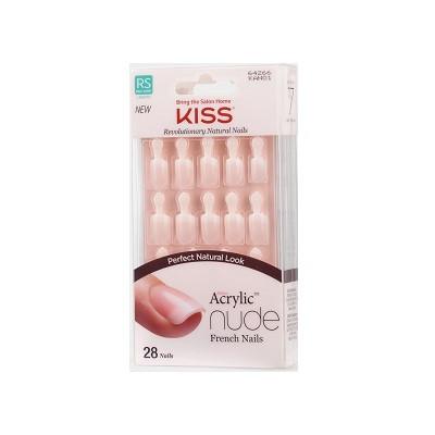 Kiss Salon Acrylic Nude French Nails