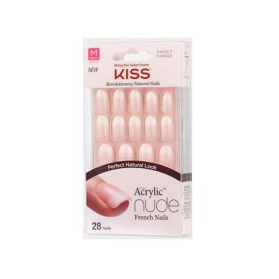 Kiss Salon Acrylic Nude French Nails