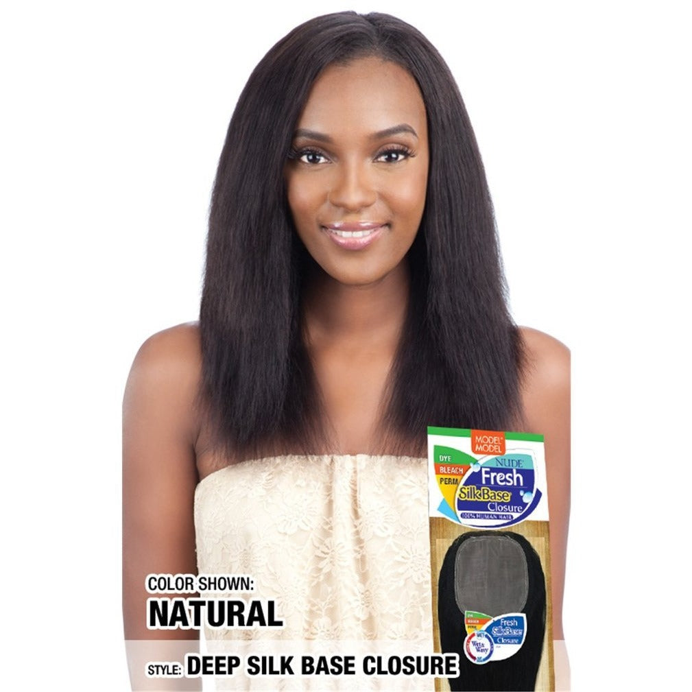 NUDE Fresh LACE CLOSURE ( silk base closure ) 16"