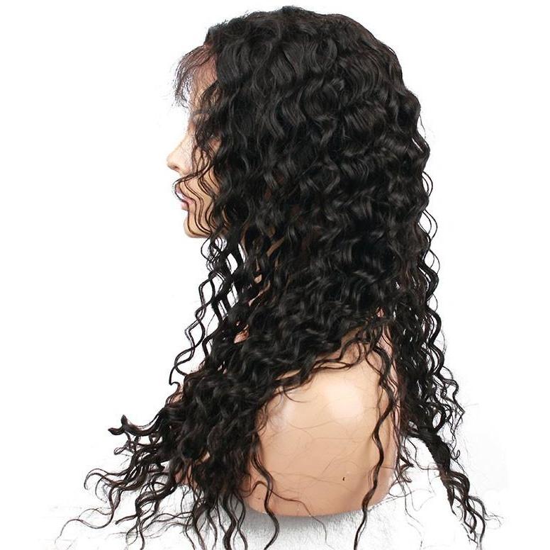 10A Grade Glueless Full Lace Wigs 100% Virgin Hair ( Loose Deep )
