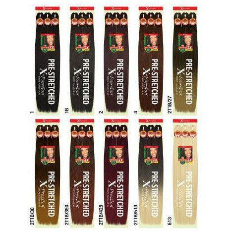 X-PRESSION: 3X ULTRA PRE-STRETCHED BRAID 72" BRAIDING HAIR